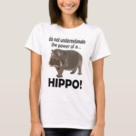Hippopotamus Animal Engraçado Hippo T-Shirt