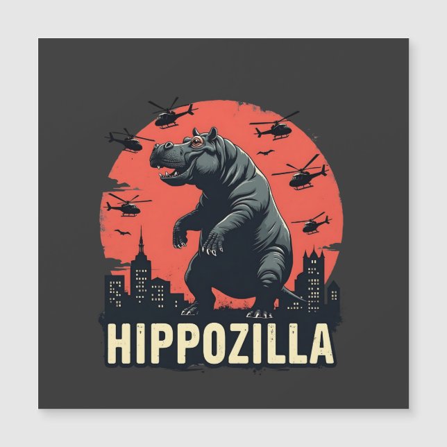 Hippozilla Fantasmagórico Moo Deng Hipopótamo Hall (Frente)