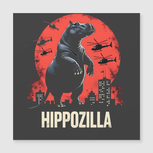 Hippozilla Spooky Moo Deng Baby Pygmy Hippo (Frente)