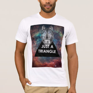 Hipster "é apenas t-shirt de um triângulo"