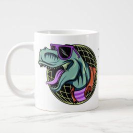 Hipster T-Rex caneca jumbo personalizada