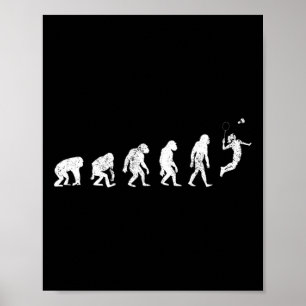 História De Badminton Lover Impressão Funny Badmin