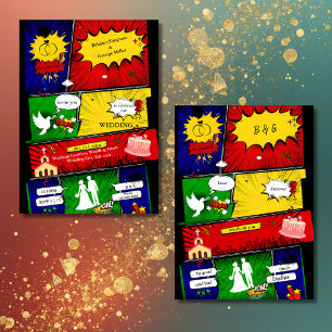 história de casamento retrógrado e divertido