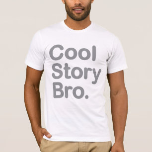 História legal Bro. T-shirt americano do roupa