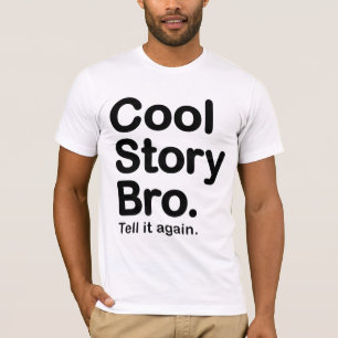 História legal Bro. T-shirt americano do roupa