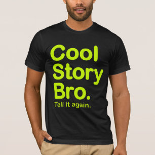História legal Bro. T-shirt americano do roupa