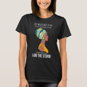 História Negra Mês Camisa Mulher Africana Afro I A