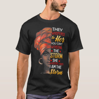 História Negra Mês Camisa Mulher Africana Afro I A