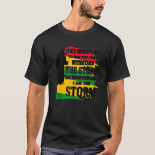 História Negra Mês Camisa Mulher Africana Afro I A