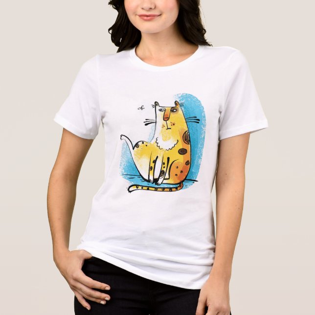 Histórias de Gatos na Sua Camisa (Frente)