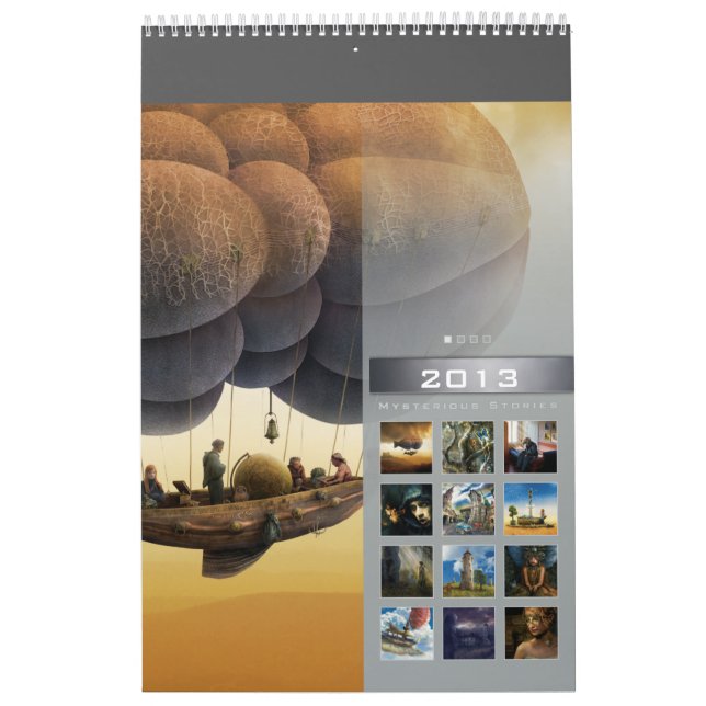Histórias misteriosas de 2013 (1) - Calendário de  (Capa)