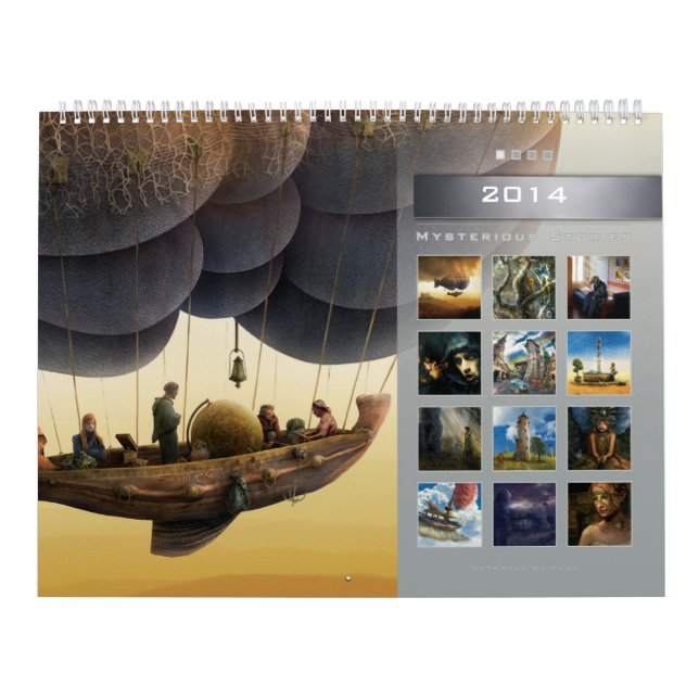 Histórias misteriosas de 2014 (1) - Calendário de  (Capa)