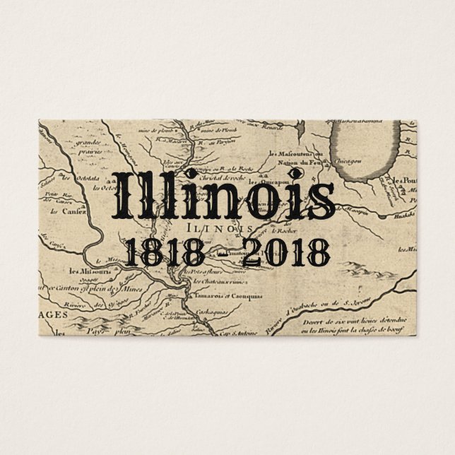 Histórica do Bicentenário do Illinois (Frente)