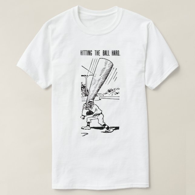 Hitting The Ball Hard T-Shirt (Frente do Design)