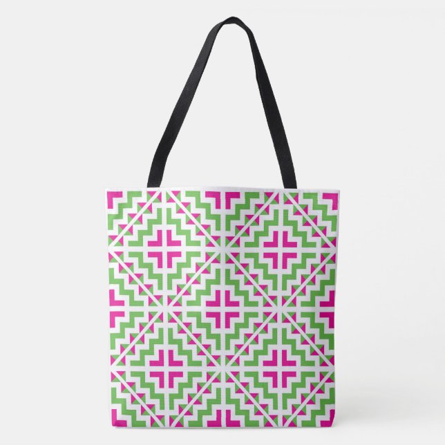 Hmong pattern tote bag (Frente)