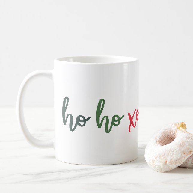 Ho Ho caneca do Natal de Xo (Com Donut)
