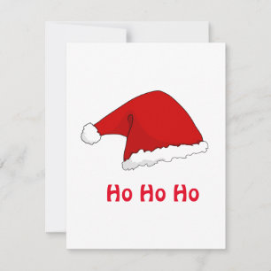 Ho Ho Engraçado Natal Papai Noel vermelho