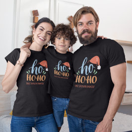 Ho Ho Família Homens T-Shirt