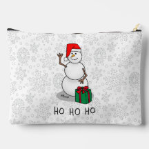 Ho Ho Feliz Papais noeis de Natal Bonito Snowman