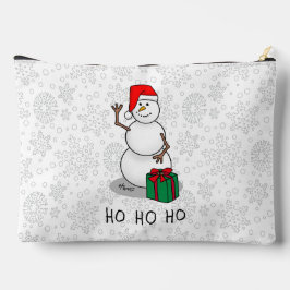 Ho Ho Feliz Papais noeis de Natal Bonito Snowman