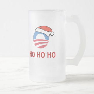 Ho Ho Ho caneca de cerveja de Obama