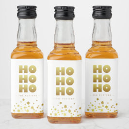 Ho Ho Ho | Divertido Natal Branco e Dourado Mini