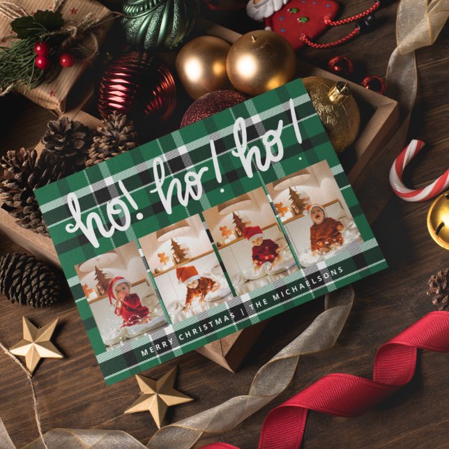 HO HO HO Feliz Natal Adicionar Fotos (Criador carregado)