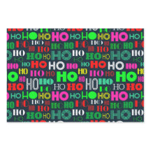HO HO HO HO HOLIDAY NATAL WRAPPING FOLHAS DE PAPEL