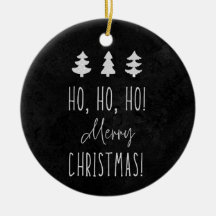 Ho, Ho, Ho! Natal! Ornamento cerâmico