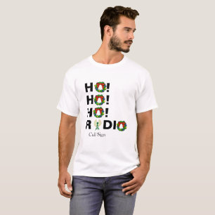 Ho! Ho! Ho!  Sinal de chamada do t-shirt do Natal