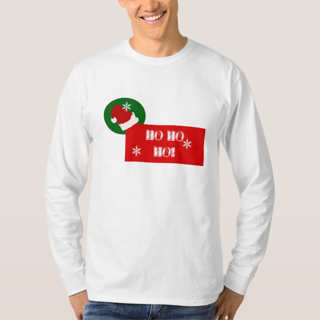 HO HO HO! - t-shirt de férias (Frente)