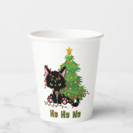 HO HO NO Christmas Cat
