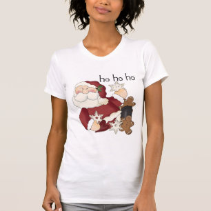 Ho Ho Papais noeis T-shirts e presentes