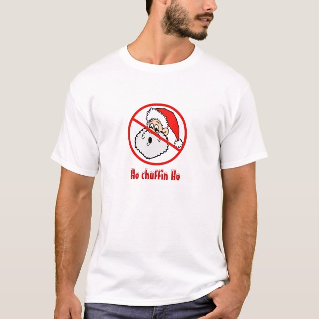 Ho Ho t-shirt do papai noel (Frente)