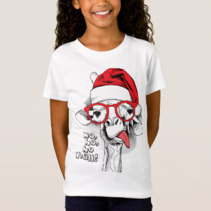 Ho Ho Y’all Giraffe Girls T-Shirt