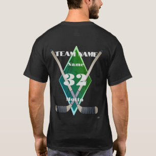 Hockey com T-shirt personalizada HAMbyWG