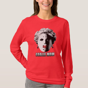 Hockey Goalie Mãe Camisa De Leve Longa