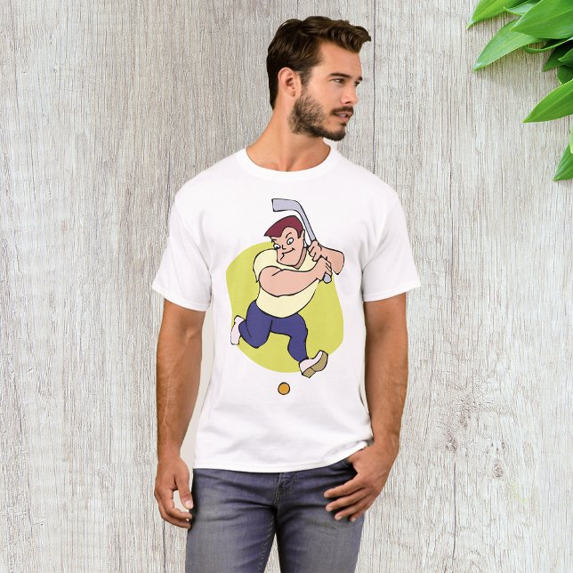 Hockey Man Mens T-Shirt (Criador carregado)