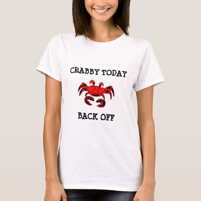 Hoje Crabby desembaraça do t-shirt (Frente)