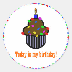 Hoje é meu aniversário! Etiqueta