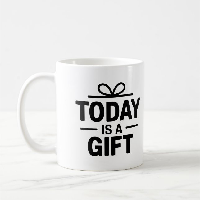Hoje é um presente para uma xícara de café - Inspi (Esquerda)