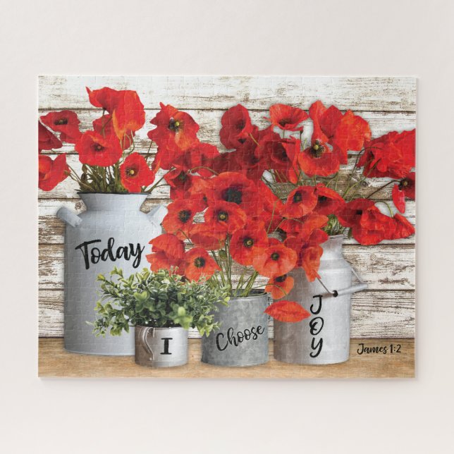 Hoje Escolho Joy Quebra-cabeça (Horizontal)