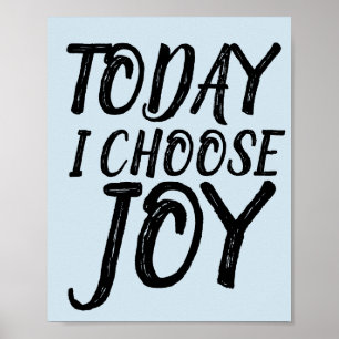 HOJE ESCOLHO Posters MOTIVACIONAIS DE JOY