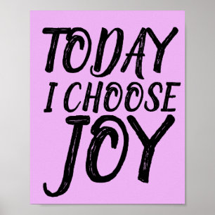 HOJE ESCOLHO Posters MOTIVACIONAIS DE JOY