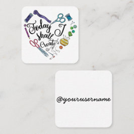 Hoje eu criarei o cartão quadrado