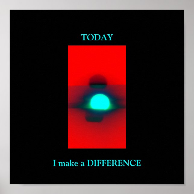 HOJE EU FAÇO UMA POSTER DIFERENÇA (Frente)