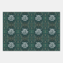 Hoje, serei cheio de alegria no Senhor.