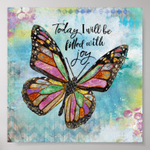 Hoje Vou Ser Cheio De Posters De Alegria