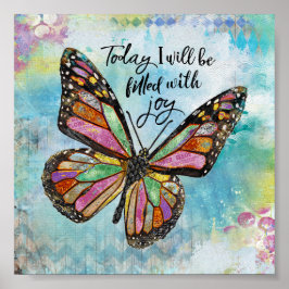 Hoje Vou Ser Cheio De Posters De Alegria