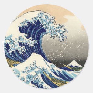 Hokusai as grandes etiquetas da onda